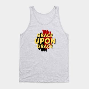 Grace Upon Grace | Christian Typography Tank Top